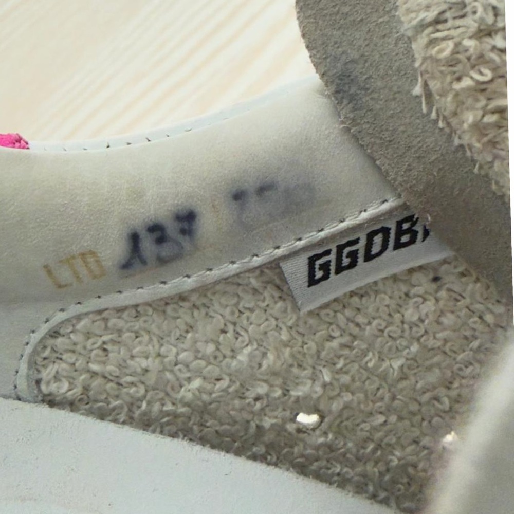 Golden Goose Women’s Superstar Limited Edition Mismatched Sneakers Blue Pink 7 - Picture 15 of 15